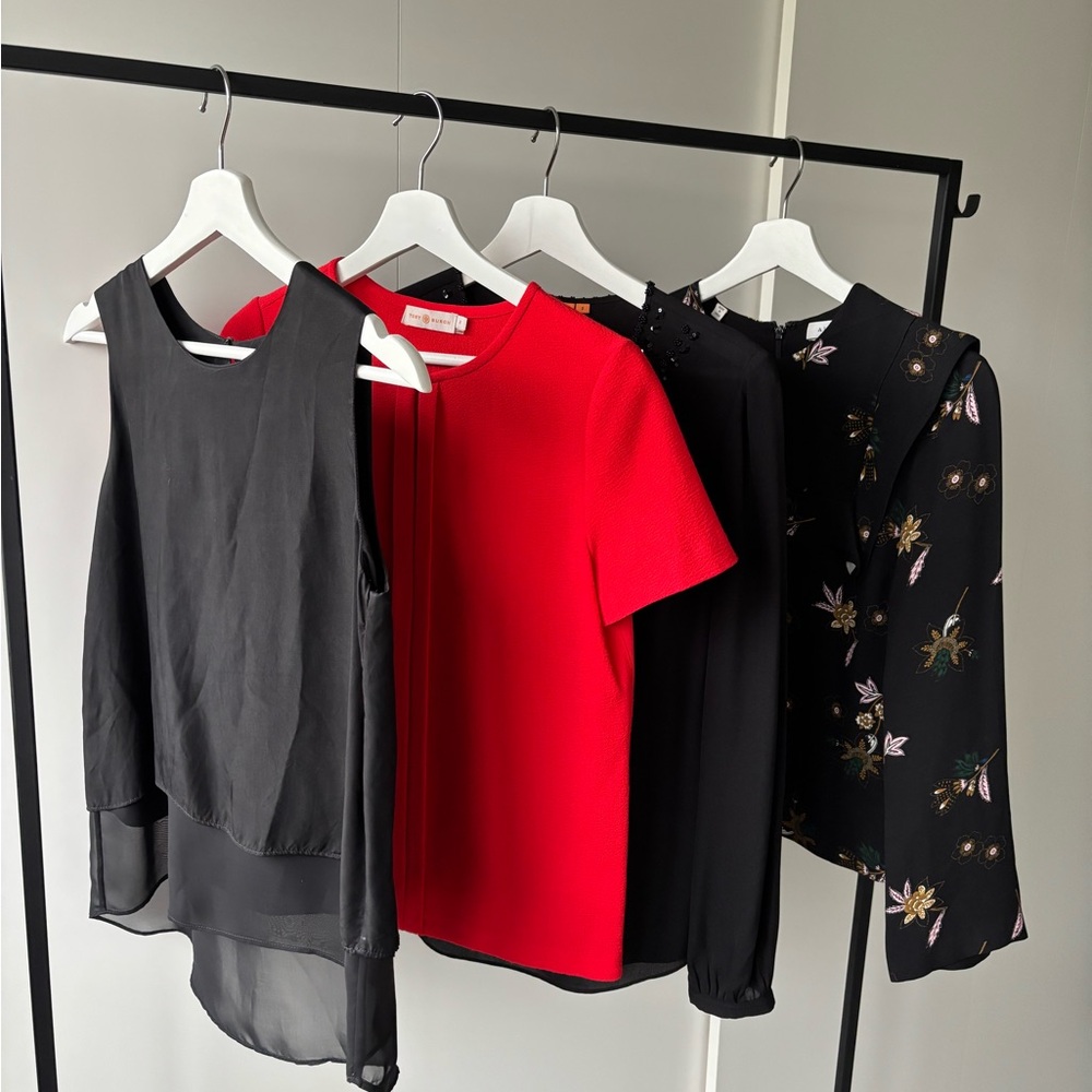 Designer Lot of 4 Blouse Rudsak / Tory Burch / A.L.C Sz 0-2❤️